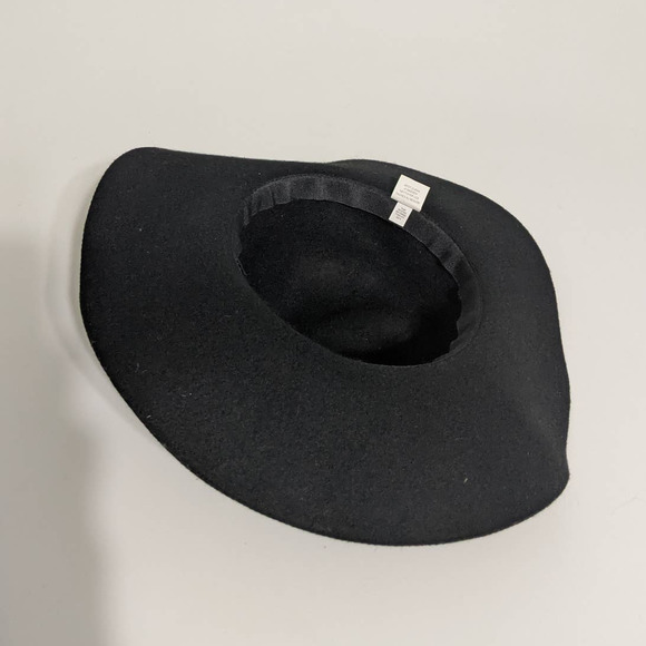 Target Black Braided Felted Wool Wide Brim Hat - Picture 3 of 5